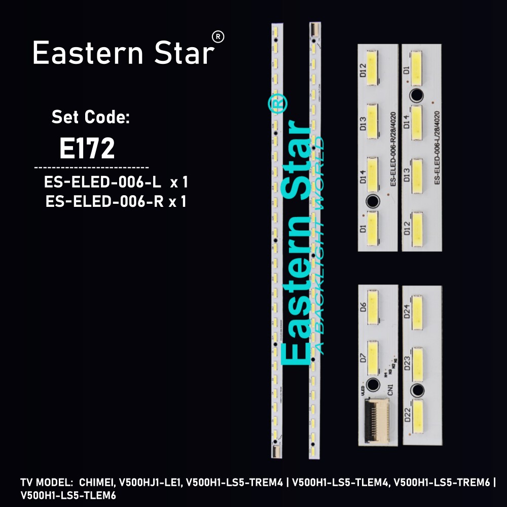 ES-ELED-006, CHIMEI, V500HJ1-LE1, V500H1-LS5-TREM4 | V500H1-LS5-TLEM4, V500H1-LS5-TREM6 | V500H1-LS5-TLEM6, TV LED BAR ana görsel