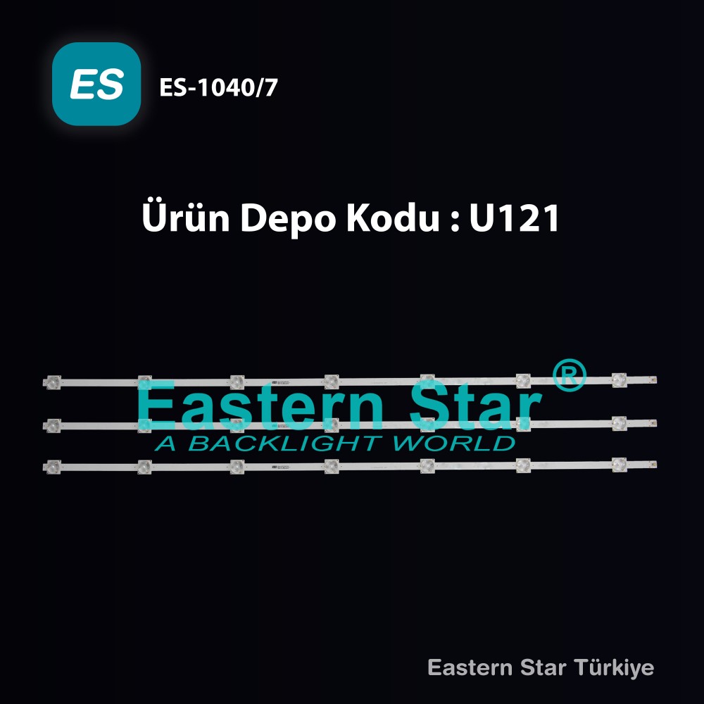 ES-1040, E-SKA43D730 3*7, YAL13-00730300-35, 05D430307000-X1, YAL13-00715150-00,  LC430DUY-SHP1, TV LED BAR ana görsel