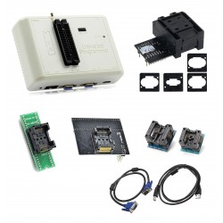 RT809H Universal Programlayıcı, NOR, NAND, eMMC, EC, MCU, ISP Desteği ve eMMC Soketi - 40 Adet Aksesuar İle Birlikte