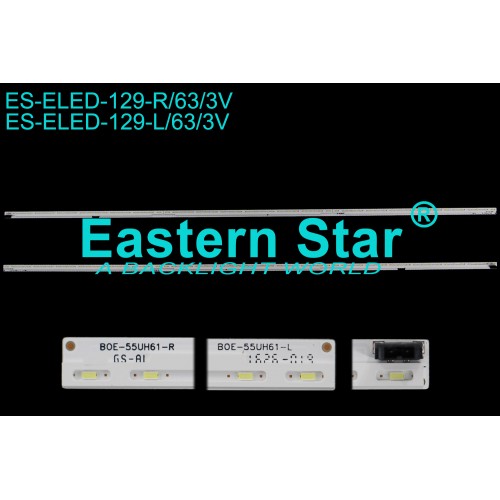 ES-ELED-129,  LG, 55LH604V, 55UH6030, 55UH6090, 55UH6150, MAK63247001, MAK63747401, 55UH65-LH65, BOE-55UH61, CSOT-55LH65-L,R, HV550QUB-B26 HC550EGN-ABES3-212X, TV LED BAR