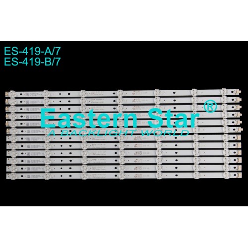 ES-419, Typ-A 4708-K500WD-A3213K11  Typ-B 4708-K500WD-A3213K01, TV LED BAR