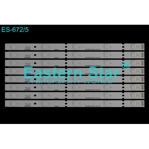 ES-672, 5800-W40000-1P00 VER1.0 2014-12-29, TV LED BAR