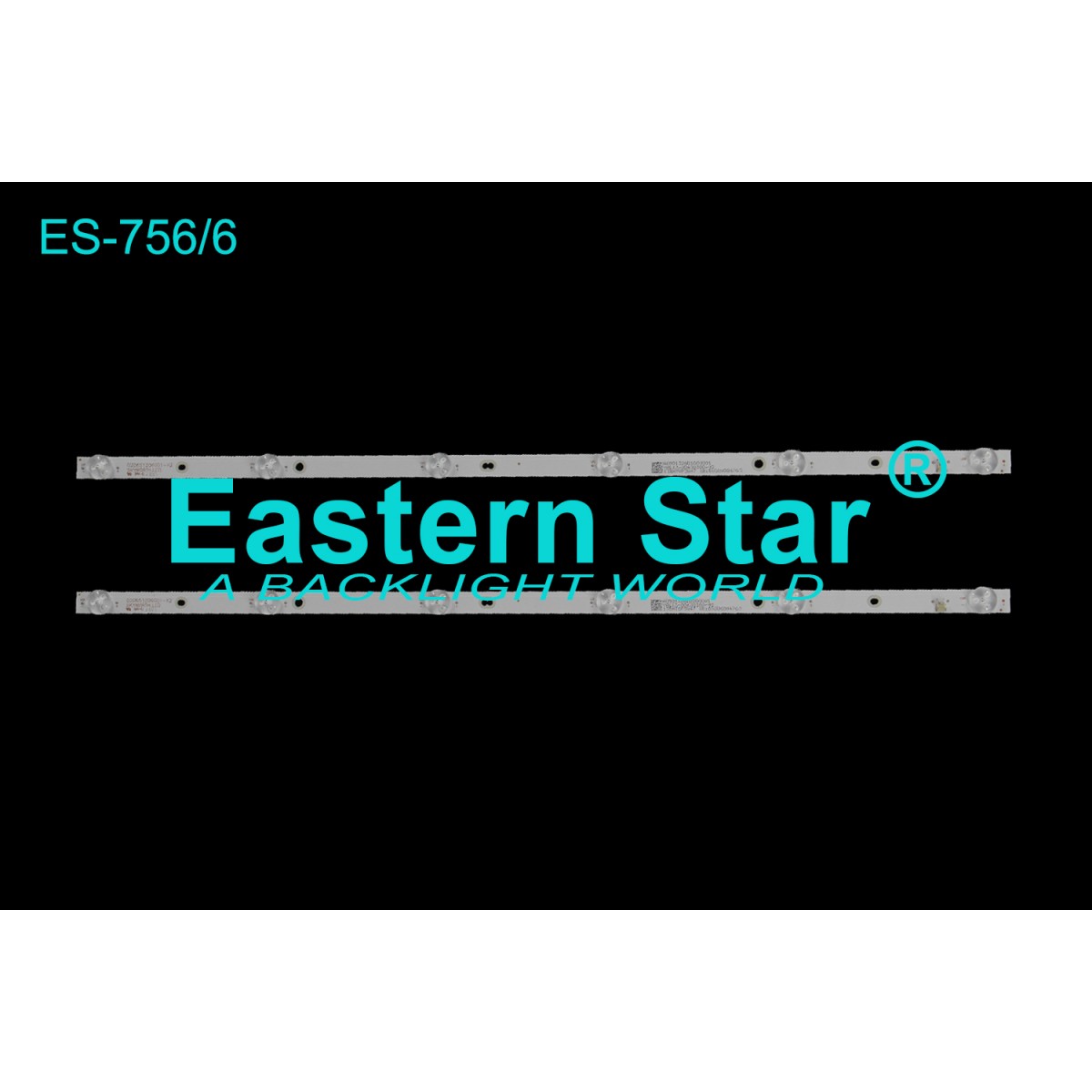 ES-756, 02D651206001-X2   A050132GD1000001  YAL13-00630300-92   13BHT8F3W47 1B181006084763, TV LED BAR