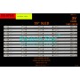ES-970, JS-D-JP55EU-051EC E55EU/EP1000 MCPCB 490.0*15.0*1.0T / MS-L1457 V7, TV LED BAR