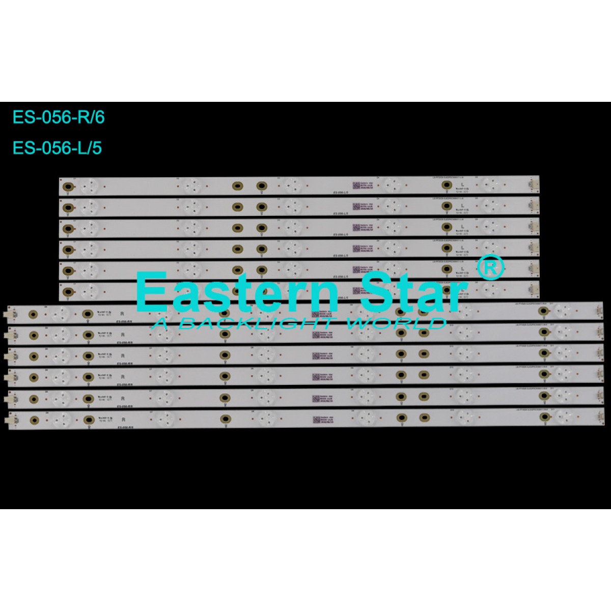 ES-056, PHILIPS, 50PFK5300, 50PFK6550, 50PFK6510, 50PFK4509, 50PFH6550, 50PFT6510, 50PFK6560, 50PFK6580, 50PFK6540, 500TT56 V0, 500TT26 V5, 500TT42 V4, TPT500J1-LE8, LB-PF3528-GJD2P5C506X11-L-B, LB-PF3528-GJD2P5C506X11-R-H, TV LED BAR