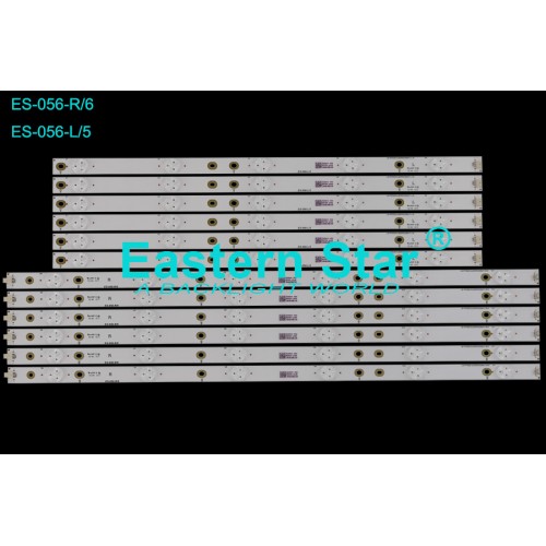 ES-056, PHILIPS, 50PFK5300, 50PFK6550, 50PFK6510, 50PFK4509, 50PFH6550, 50PFT6510, 50PFK6560, 50PFK6580, 50PFK6540, 500TT56 V0, 500TT26 V5, 500TT42 V4, TPT500J1-LE8, LB-PF3528-GJD2P5C506X11-L-B, LB-PF3528-GJD2P5C506X11-R-H, TV LED BAR