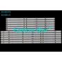 ES-056, PHILIPS, 50PFK5300, 50PFK6550, 50PFK6510, 50PFK4509, 50PFH6550, 50PFT6510, 50PFK6560, 50PFK6580, 50PFK6540, 500TT56 V0, 500TT26 V5, 500TT42 V4, TPT500J1-LE8, LB-PF3528-GJD2P5C506X11-L-B, LB-PF3528-GJD2P5C506X11-R-H, TV LED BAR