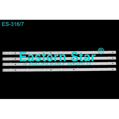 ES-316, Hisense, 55K3300UW, 55_HD550DU-B52_10X7_3030C_V0_20151012  LBM550M0701-LF-2 (0), 10 adet, TV LED BAR