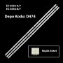 ES-3656, (Universal Soket), Çift Soketli, 17DLB43VER8-A, 17DLB43VER8-B, 17DLB43VER11-A, 17DLB43VER11-B, 17DLB43VER13-A, 17DLB43VER13-B, TV LED BAR