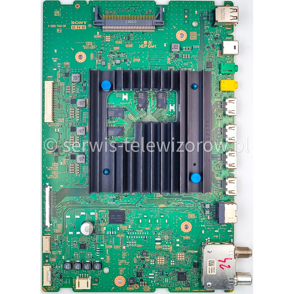 Sony Anakart Onarımı 1-003-740-31 - KD-55XH8077 KD-55XH8096 KD-55XH8196 KD-65XH8077 KD-65XH8096 KD-65XH8196 KD-75XH8096 KD-85XH8096 KE-55XH8077 KE-55XH8096 KE-55XH8196 KE-65XH8077 KE-65XH8096 KE-65XH8196 KE-75XH8096 KE-85XH8096