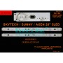 ES-4570, SKYTECH, ST-2040YK, LED BAR, AXEN, AX020LD003-S2, SUNNY, SN020LD003-S2, SN20LED003/0202, LED BAR, CX20D05-ZC21FG-01, 303CX200031, TV LED BAR