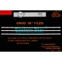 ES-4587, ONVO OV50F351 LED BAR , SABA SB50F351LED BAR , NORMENDE NM50F351,261501016660|06-2-50N1-3x11-974x12-EMC-0D35-0.8T-V0-220414, PT500GT05-2, HK500WLEDM-JH0BH, TV LED BAR