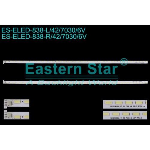 ES-ELED-838, NEXT, YE-4011, LED BAR, SAMSUNG_2012CSR390_V7_3D_7030, SEL390V7-S04A-X1, TV LED BAR