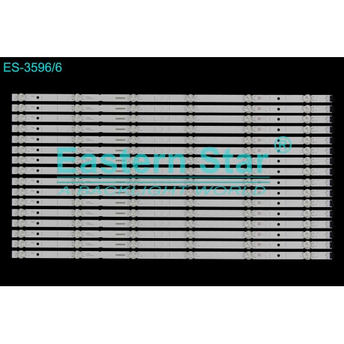 ES-3596, SONY, KD-65XH9077, LED BAR, XR-65X90J, 4K, LED BAR, 20LS65 1-007-328-11, Sony 1-007-328-31 20LS65 LED Backlight Strips (16) XR-65X90J XR-65X90CJ, TV LED BAR