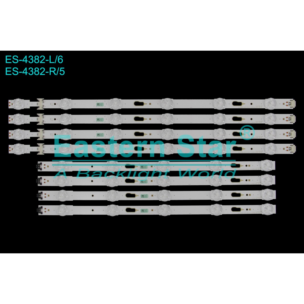 ES-4382, SAMSUNG, UE43JU6070U, BN96-38711A, BN96-38712A, S_5JU6000_43_FL, TV LED BAR