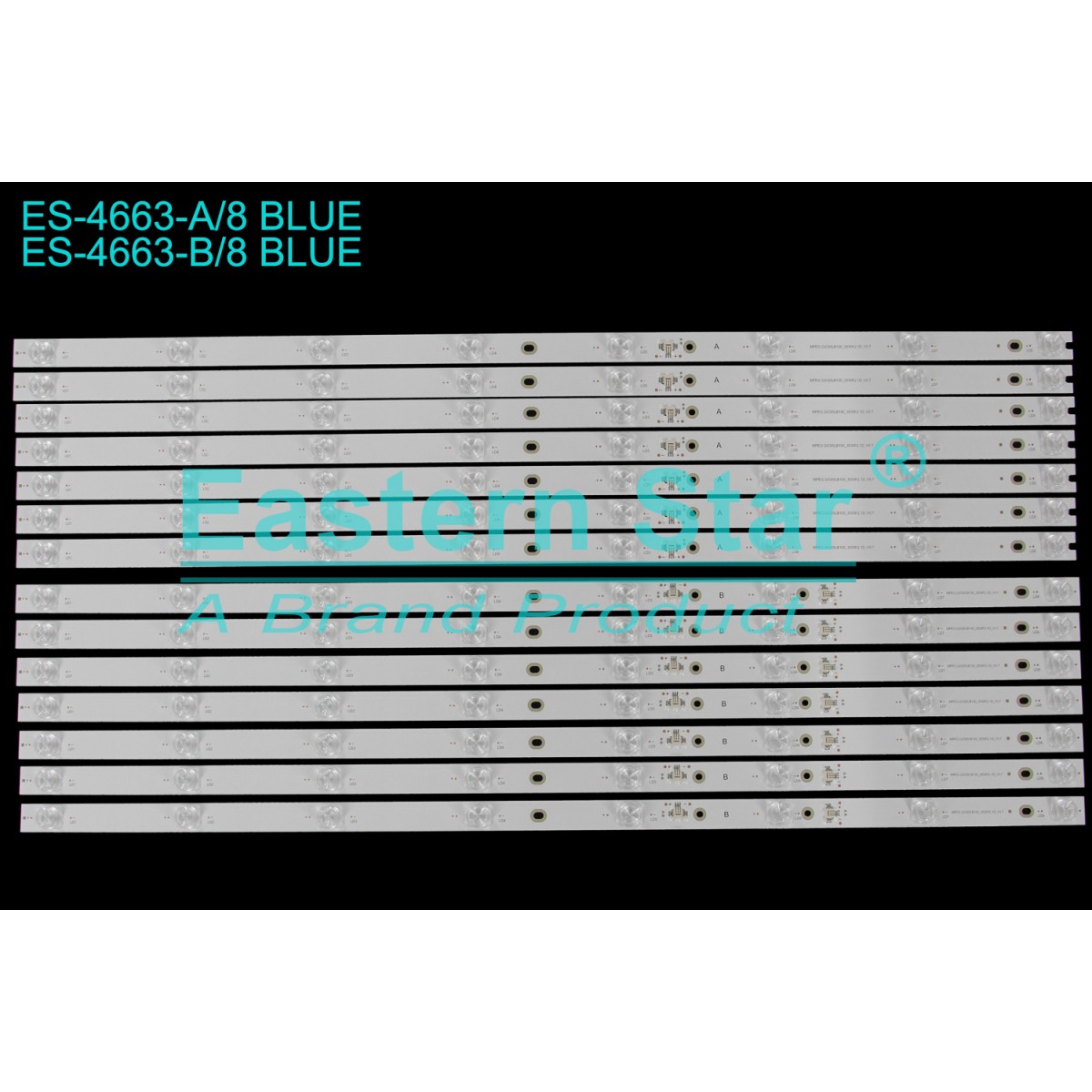 ES-4663, TCL, GIC65LB100/101_3030F2.1D_V0.7_20200108 4C-LB6508-ZM19 for TCL 65C78 65Q10 65Q7D 65N5 65C715, TV LED BAR 