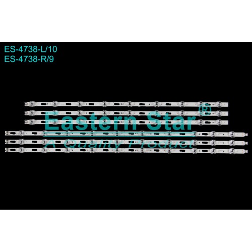 ES-4738, SAMSUNG, UE65DU7000U, UE65DU7100U, UE65DU7200U, BN96-58289A, BN96-58291A, SVC650AX3 ,DU7K_SVC650AX3_R TYPE, DU7K_SVC650AX3_L TYPE, TV LED BAR