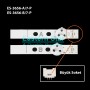 ES-3656, (Universal Soket), Çift Soketli, 17DLB43VER8-A, 17DLB43VER8-B, 17DLB43VER11-A, 17DLB43VER11-B, 17DLB43VER13-A, 17DLB43VER13-B, TV LED BAR