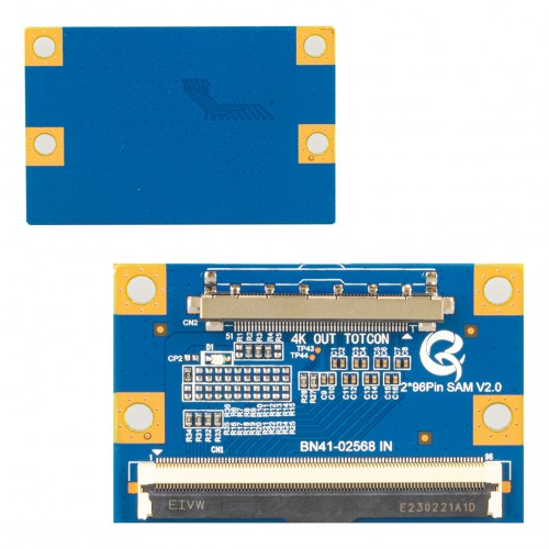 SAMSUNG - MAVİ - 96 PIN- 51 PIN SAMSUNG MU TU T-CON FLEXI ÇEVİRİCİ BOARD 2*96 PİN SAM V2,0