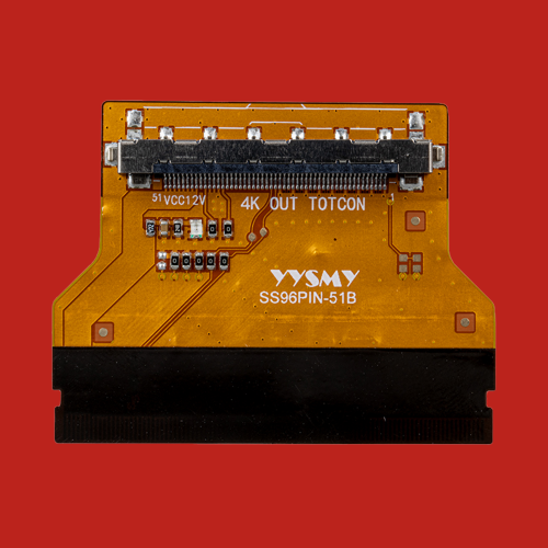 SAMSUNG - SİYAH - (NU - RU) T-CON FLEXİ ÇEVİRİCİ BOARD (96 PIN - 51 PIN) - NUKS-CB104 = (NUKS-CB101)