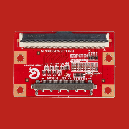 SAMSUNG - KIRMIZI - (QLED) T-CON FLEXİ ÇEVİRİCİ BOARD (96 PIN - 51 PIN) - NUKS-CB107