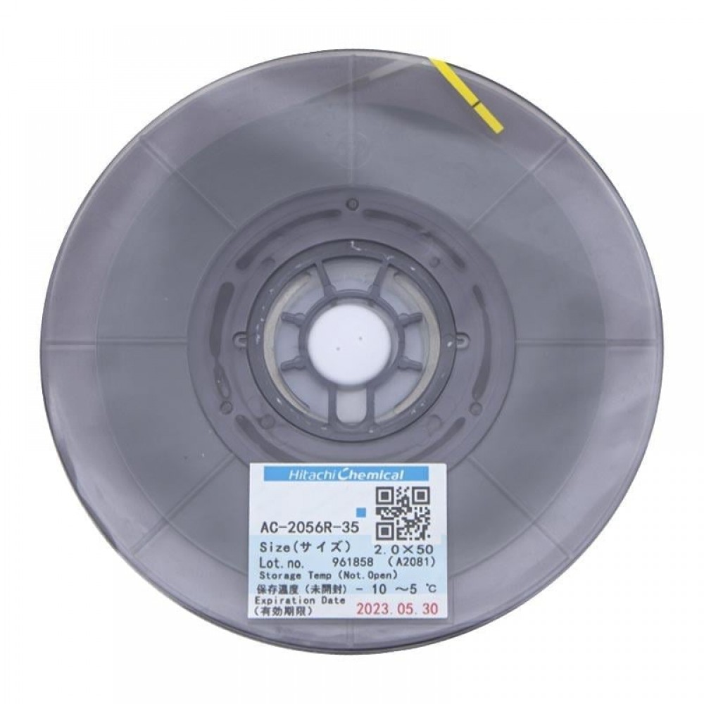 Hitachi AC-2056R-35 ACF Bant – 2.0mm x 50m Anisotropic İletken Film (PCB ve Flex Devre Onarım Bandı) ana görsel
