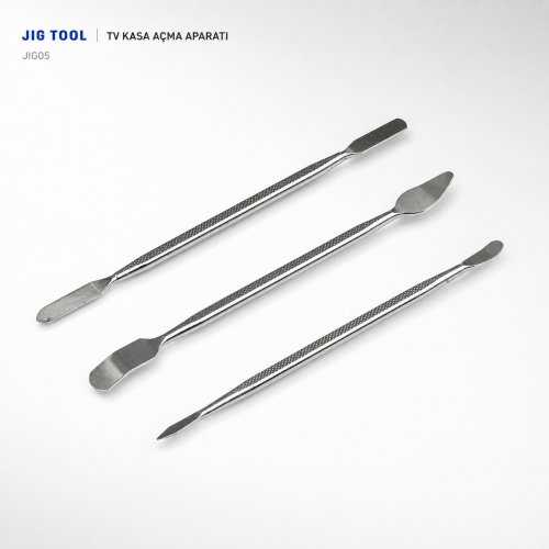 Jig Tool JIG05 - LED & LCD TV Kasa Arka Kapak Açma Aparatı | Üçlü Demir Pena Seti
