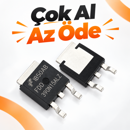 FDD390N15ALZ 150V 26A MOSFET – Vestel Uyumlu | 10 Adet ve Üzeri Kampanyalı Fiyat