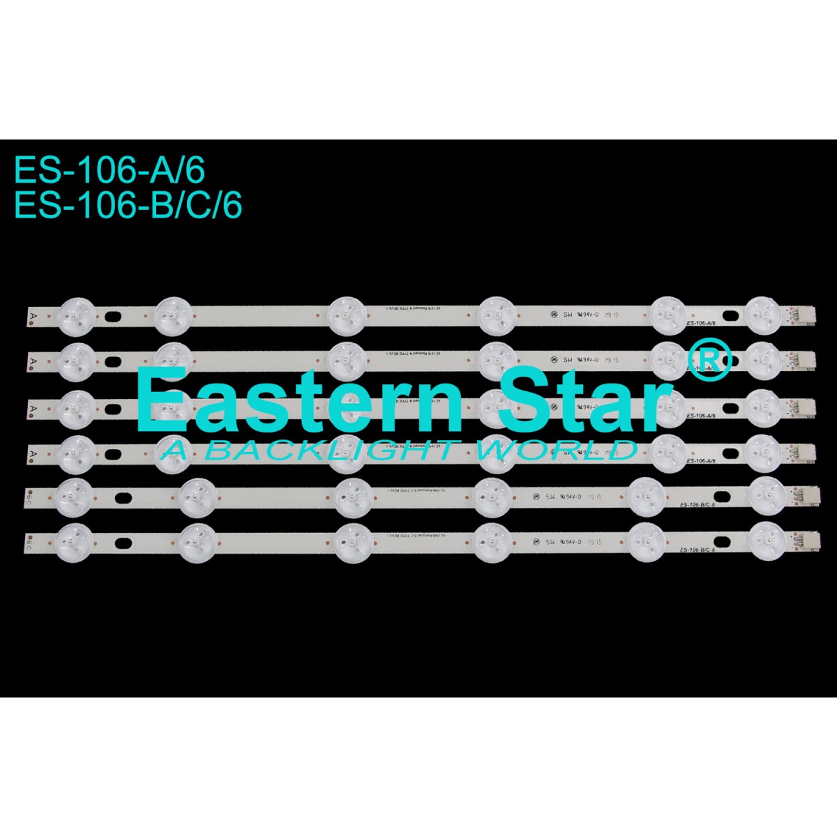 ES-106, Vestel, 42`` 4A-2BC, 42 VNB Reduced A TYPE REV0.1, 4 Adet 42 VNB Reduced B-C TYPE REV0.1, TV LED BAR