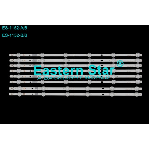 ES-1152, VESTEL, 49'', 6A 2B, SVV490A69, JL.D49061330-078, 23459204, 23518706, TV LED BAR