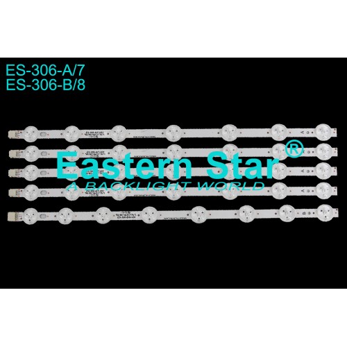 ES-306, VESTEL, 40'', 4A 1B, 40DLED B-TYPE, 40DLED A-TYPE, 40FA5050, 40FA3000, 23283029, TV LED BAR