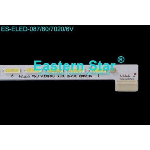 ES-ELED-087, VESTEL, 42inch VNB 7020PKG 60EA Rev0.2 131209, 42inch VNB 7020PKG 60EA Rev0.1 140304, VES420UNVL-2D-N01, TV LED BAR