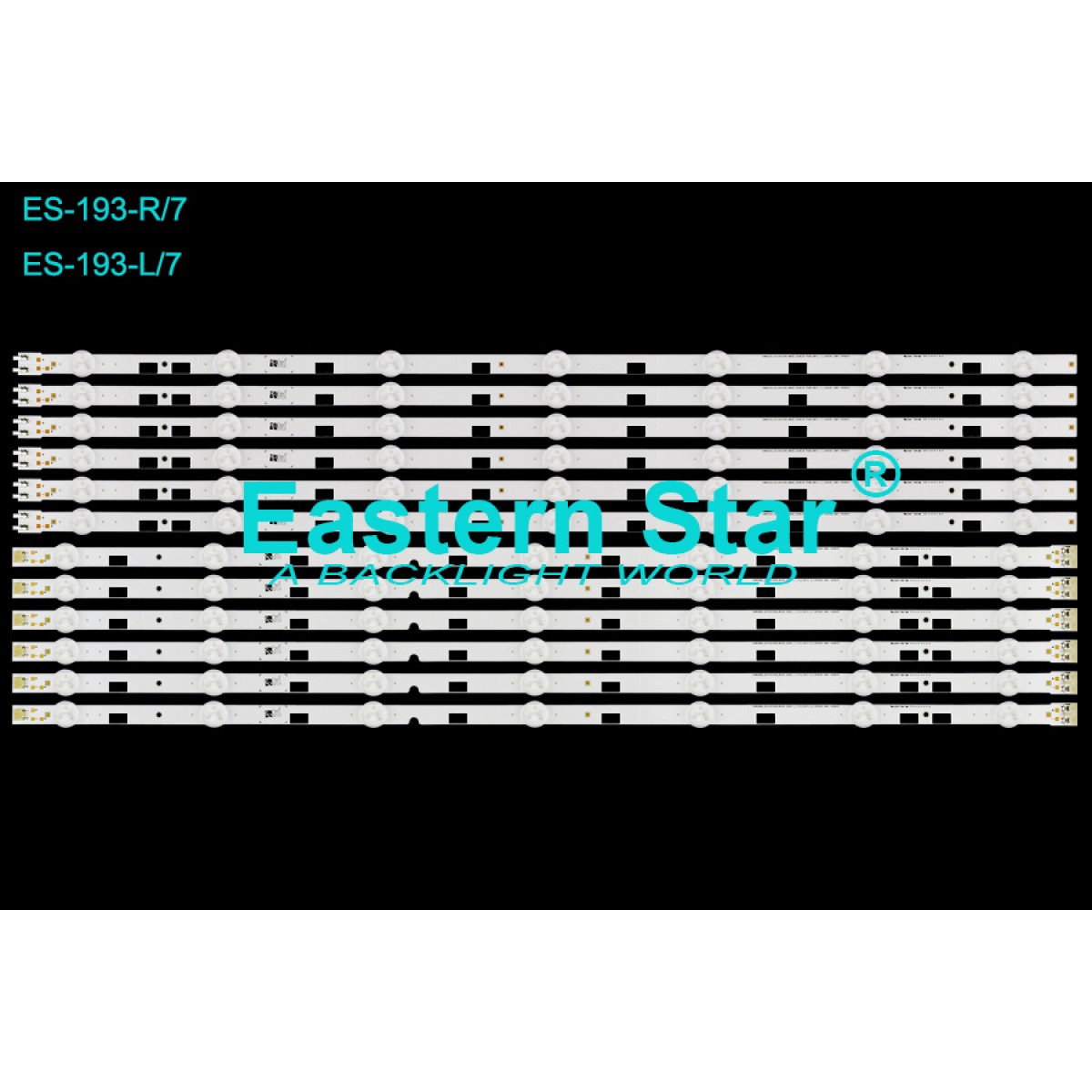 ES-193, SAMSUNG, BN96-32771A, BN96-32772A, UE58H5203AW, UE58J5270AS, UE58H5270AS, DMGE-580SMA-R3, DMGE-580SMB-R3, TV LED BAR