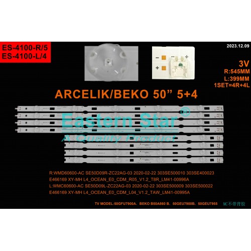 ES-4100, (ORİJİNAL), WMD60600-AC SE50D09R-ZC22AG-03, WMC60600-AC, SE50D09L-ZC22AG-03 2020-02-22 303SE500009 303SE400022 E466169 XY-MH L4_OCEAN_E0_CDM_L04_V1.2_TAW_LM41-00995A, TV LED BAR