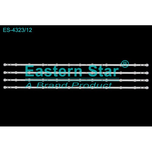 ES-4323, ONVO, OV43250, CY-430D-4X12 112881, NPB12D770103BL041-007H, 8D42-DNDL-K8412A, TV LED BAR
