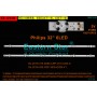 ES-1214, PHILIPS, GJ-2K18-315-D206-CSP-V5, 01U33-D, TPT315B5-FHBN0.K, PHILIPS 32PFS5803, TV LED BAR