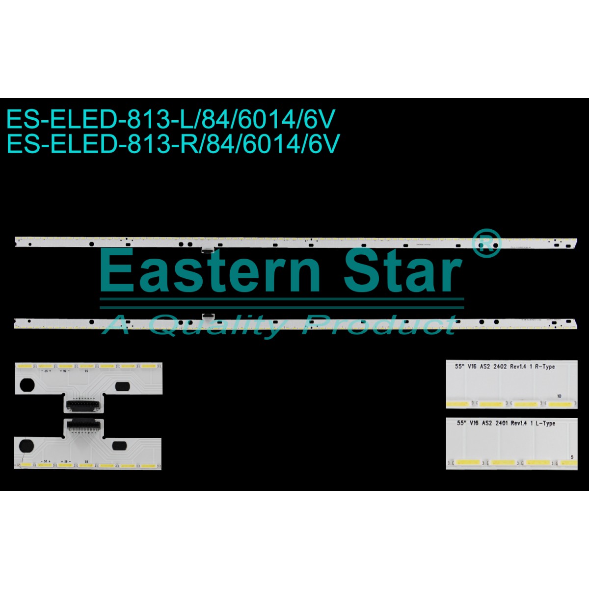 ES-ELED-813, LG, 55UH950V, 55" V16 AS2 2402 Rev1.4 1 R-Type UK3418 CC 6916A2402A , 55" V16 AS2 2401 Rev1.4 1 L-Type UK3418 CC 6916L2401A, TV LED BAR