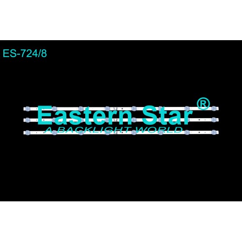 ES-724, HL-2A320A28-0801S-04 A0, OD26-B, TV LED BAR