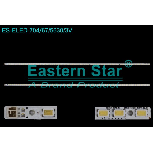 ES-ELED-704, Sony KDL-46EX520 TV LED BAR, LJ64-02858A, 46inch-0D1E-67, S1G1-460SM0-R0, LTY460HN02, TV LED BAR