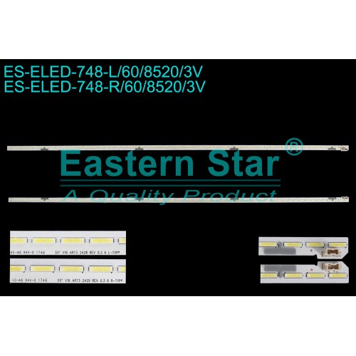 ES-ELED-748, LG 55LH604V TV LED BAR , 55 V16 ART3 2428 REV 0.3 , 6922L-0199A , LC550EUE(FJ)(M1) , LC550EUE-FJ-M1, TV LED BAR