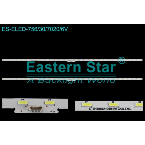 ES-ELED-756, E_R418012421M49FGAILEMC, 77900 DFD-8 LB49013 V2_00, NS7S490HN011, TV LED BAR