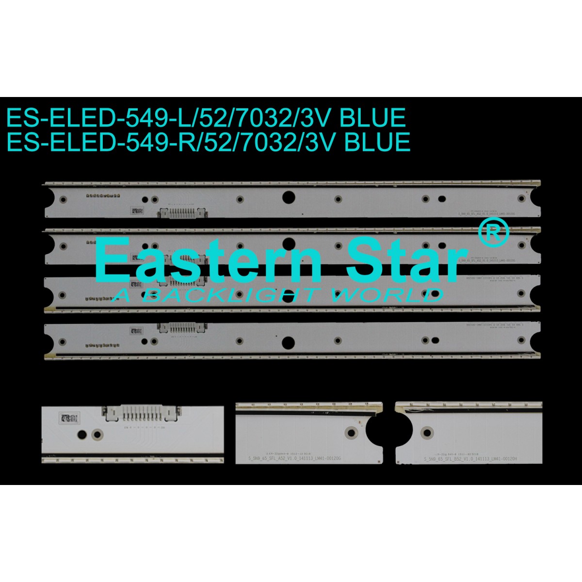 ES-ELED-549, SAMSUNG, BN96-34776A, BN96-34777A, UE65JS9000T, TV LED BAR