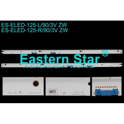 ES-ELED-125, SAMSUNG, UE65MU8000TXTK, UE65MU9000TXTK, UE65MU9500TXTK, LED BAR, BACKLIGHT, V7MU-650SMA-R0, V7MU-650SMB, S_MU_65_FL70_L90 R90 _REV1.2, BN96-42351A, BN96-42352A, BN96-42353A, BN96-42354A, TV LED BAR
