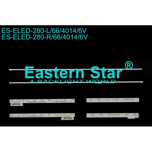 ES-ELED-280, SONY, KD-65XE8505, KD-65XE7005, XBR-65X850E, KD-65X8500E, XBR-65X850E, 760.0260A.0004, STO650A57, TV LED BAR