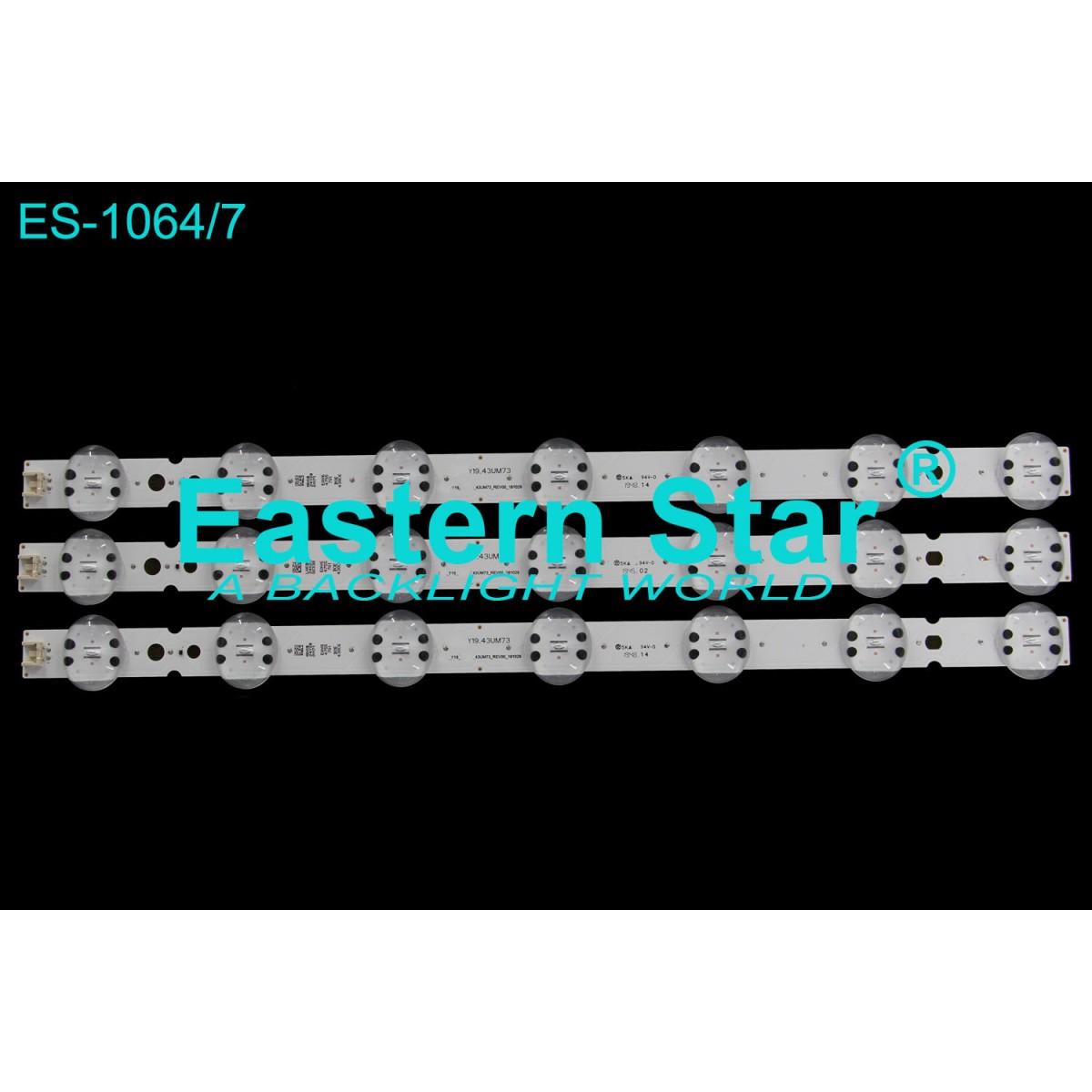 ES-1064, Y19_43UM73 Y19_43UM73_REV00_181029, TV LED BAR