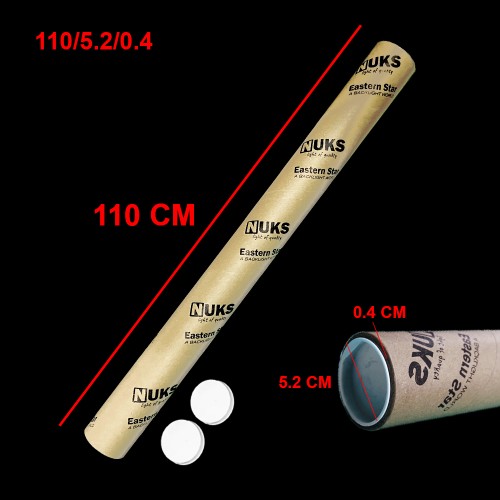 110 CM, 0.4 CM Kalınlık, 5.2 CM Çapında Silindir TV Led Bar Kargo ve Saklama Borusu, Karton Masura Boru