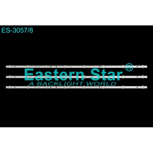 ES-3057, TELEFOX, 40TD4000FHD, 3V, KJ395D08-ZC22AG-03, TV LED BAR