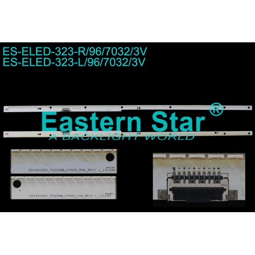 ES-ELED-323, Samsung HG60EC890XB, UE60H7000AL, CY-LH60DSSV1H, BN96-30560A, BN96-30559A, Samsung 2014SVS60 7032SNB, TV LED BAR