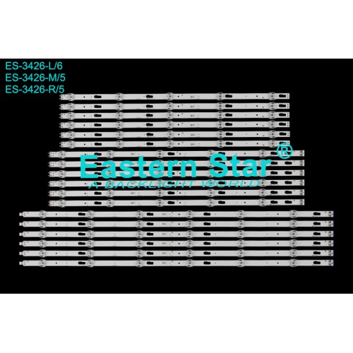 ES-3426, SAMSUNG, UE85CU7100U, UE85TU8000U, L:SVC850A06_L  BN96-51025A  M:SVC850A06_M  BN96-51026A  R:SVC850A06_R  BN96-51027A, TV LED BAR