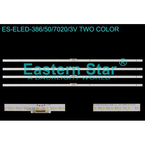ES-ELED-386, SAMSUNG, QM85R-B QM85R WM85A WM85B WM85R QE85Q60TAU QE85Q70TAT, TV LED BAR